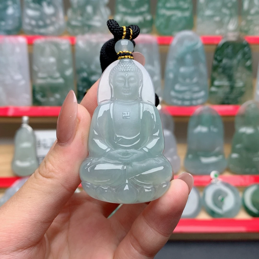 s***&翡翠未镶嵌颈饰大日