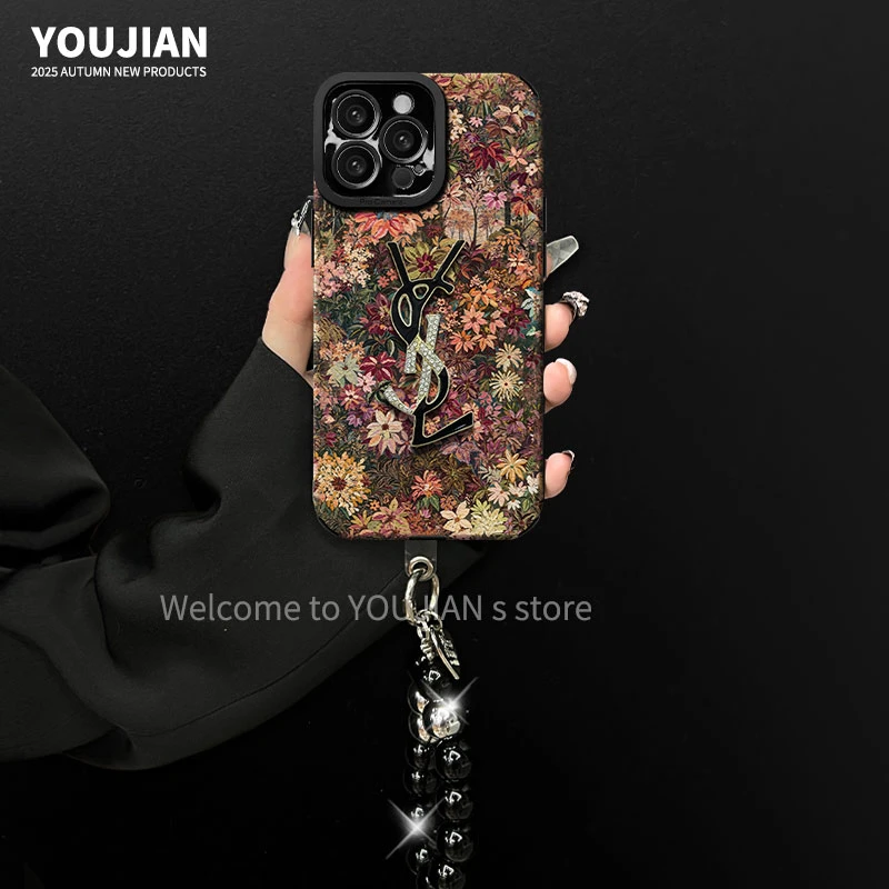 适用【苹果/oppo/华为/vivo/小米】花海秘境创意潮牌网红防摔手机壳