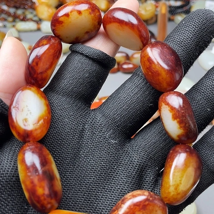 和田玉未镶嵌手链