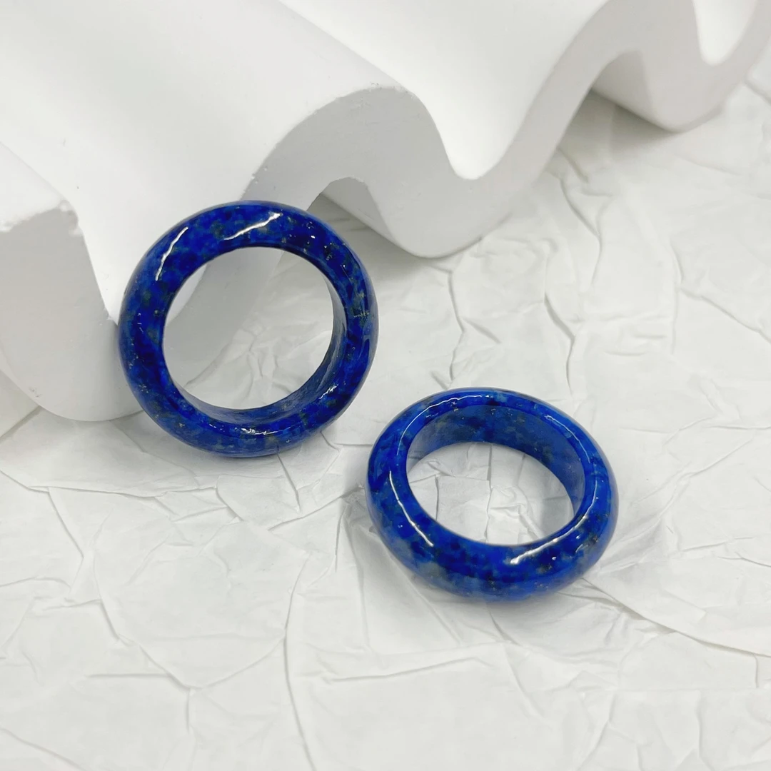 【小宝珠宝】13 T09204-青金石戒圈-多样性发其一-6.*3mm