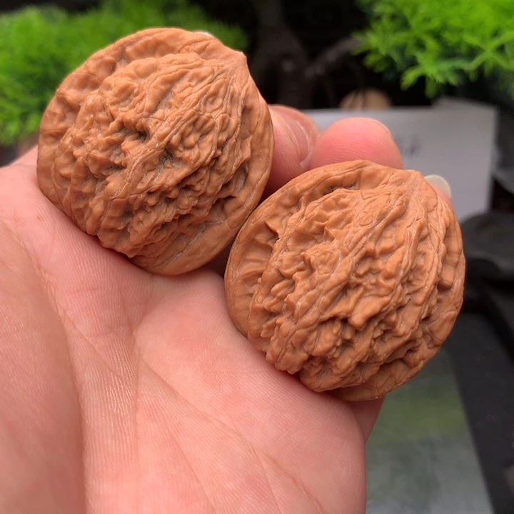 吊坠文玩核桃40尺麦穗虎头