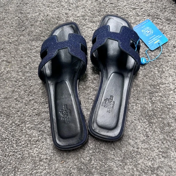 99新 Hermes/爱马仕 拖鞋