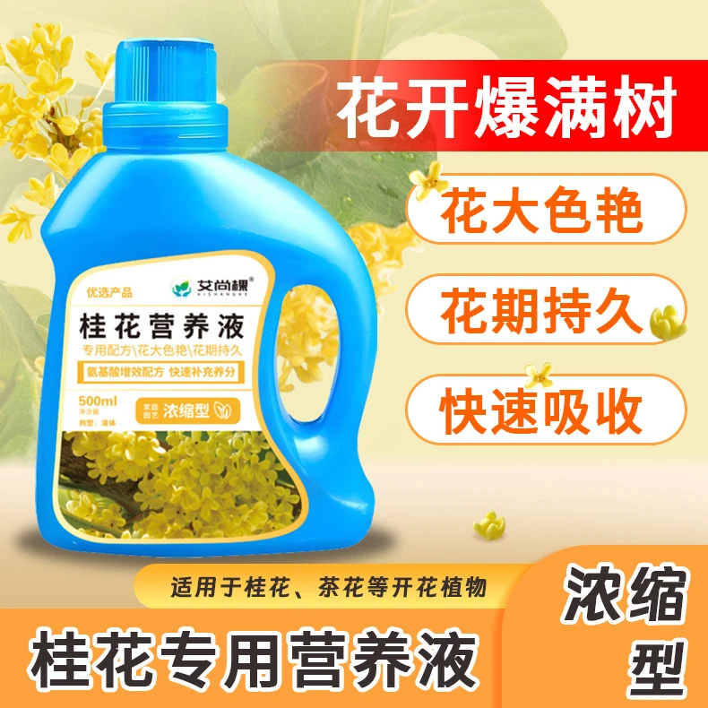 桂花树专用植物营养液浓缩液促花肥料盆栽室内外通用有机肥