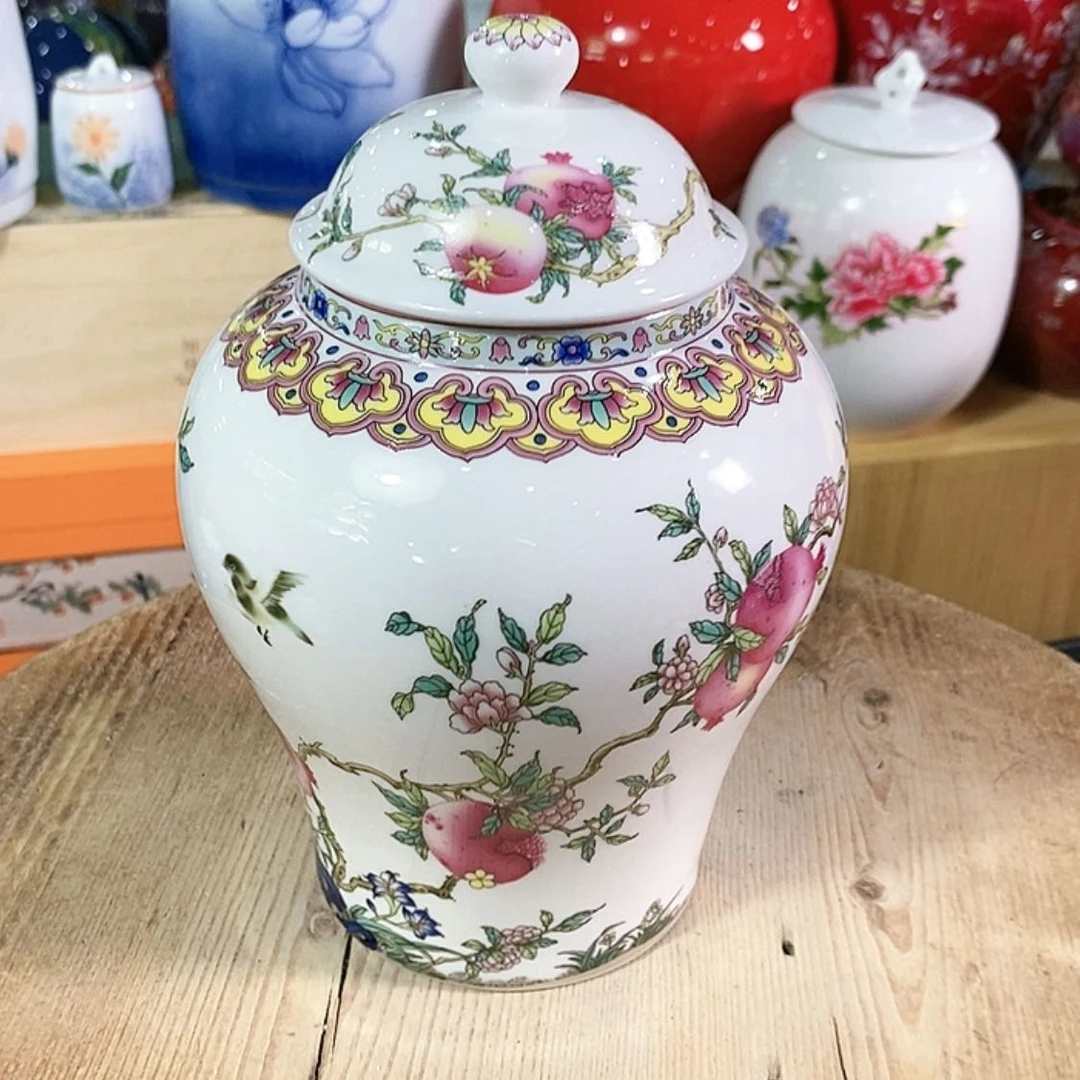 【闪购商品】瓷片陶瓷茶叶罐密封罐