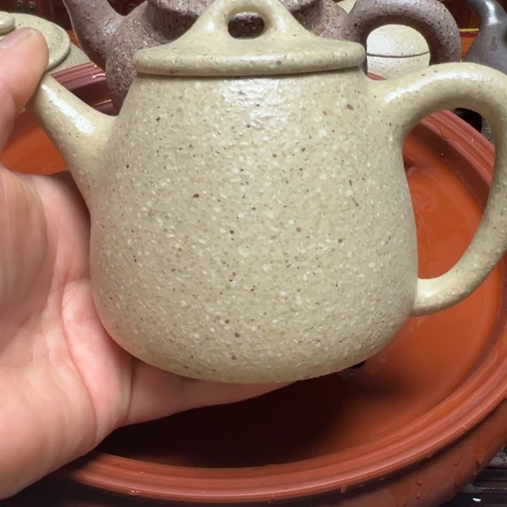 紫砂茶壶陪**宜兴原矿本绿