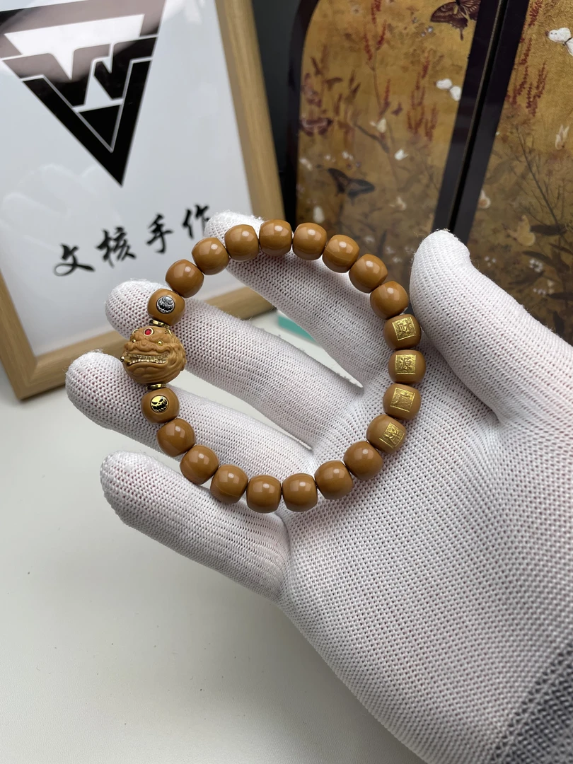 【直切】微全品猴头恶僧雕刻洛宁产地出品核雕刻镜面刻字（财源广进）