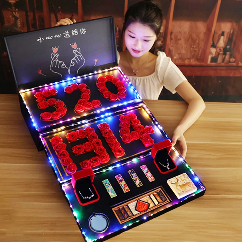 520情人节礼物送女朋友女孩表白浪漫老婆生日创意礼品仪式感高档