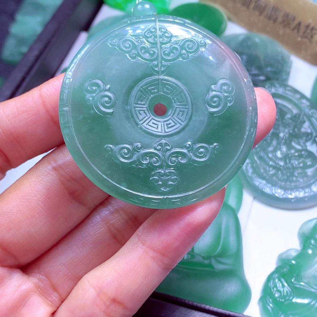 斜****定制翡翠未镶嵌天然