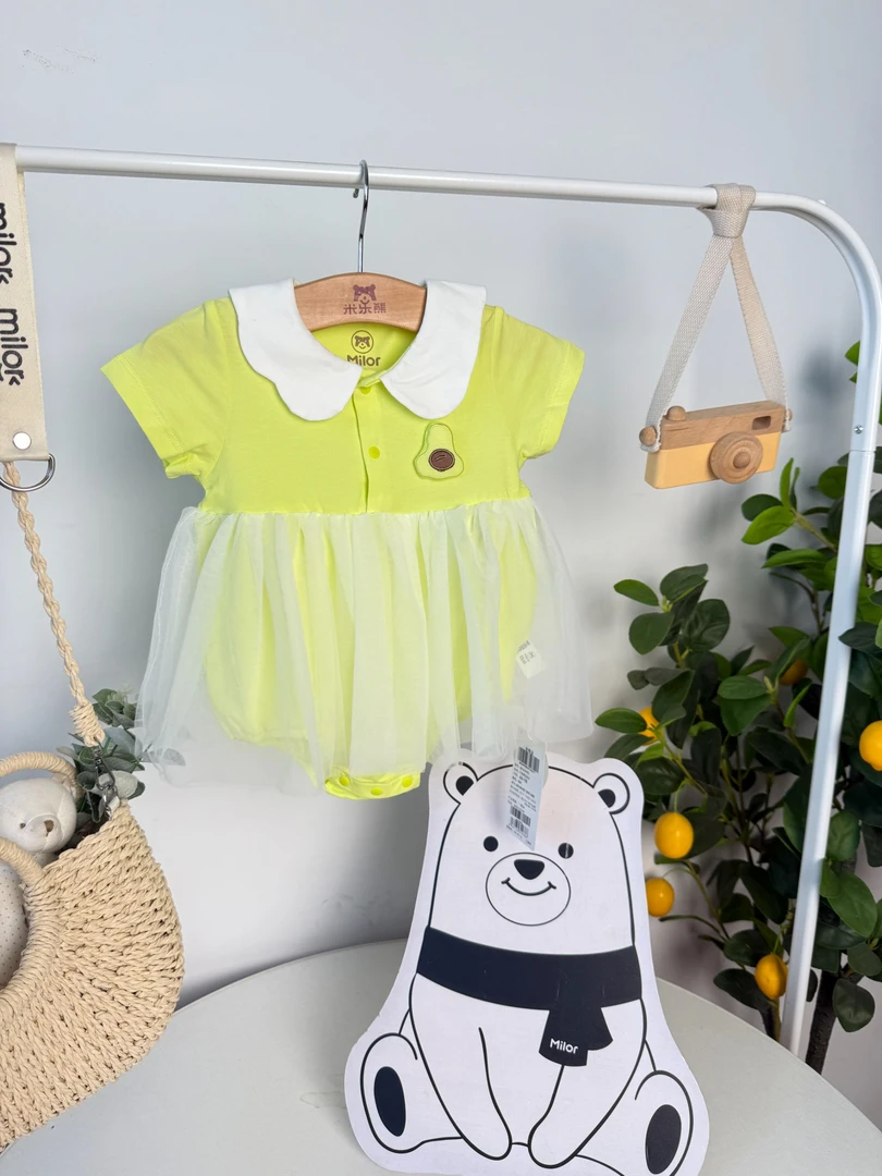 【3099】 米乐熊 牛油果包屁衣