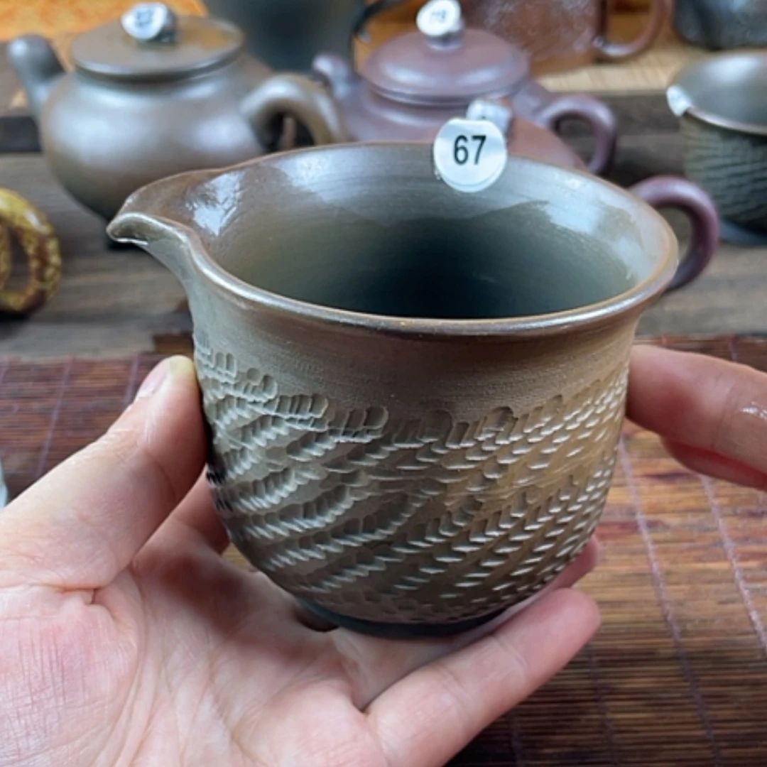 【闪购商品】柴烧公道杯240毫升左右微瑕