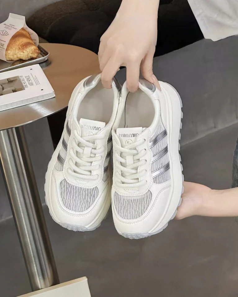 嘉嘉推荐#8833【网面透气鞋】百搭显瘦阿甘鞋