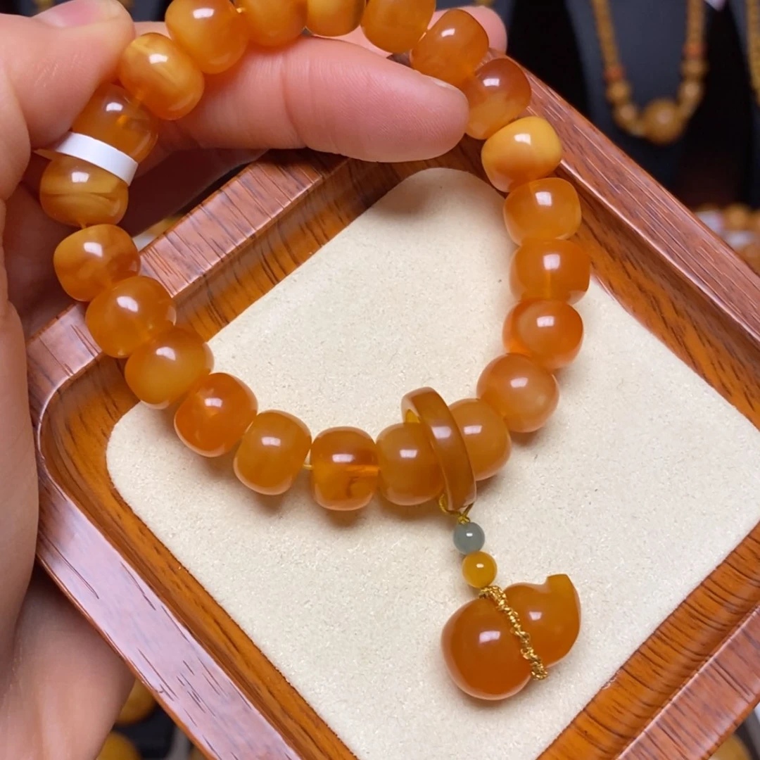 【闪购商品】蜜蜡手链未镶嵌手串