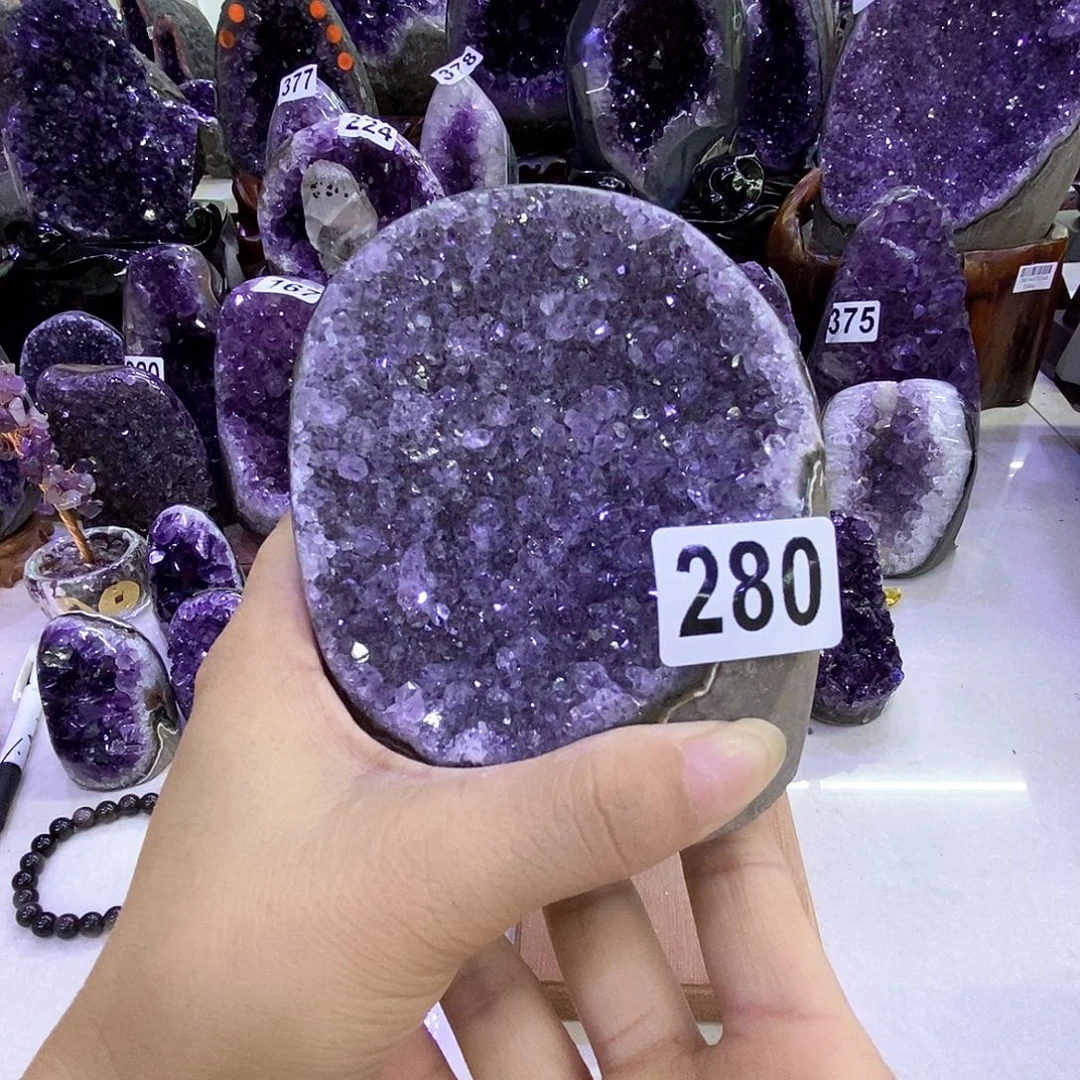 未镶嵌大型摆件（非配饰）紫晶