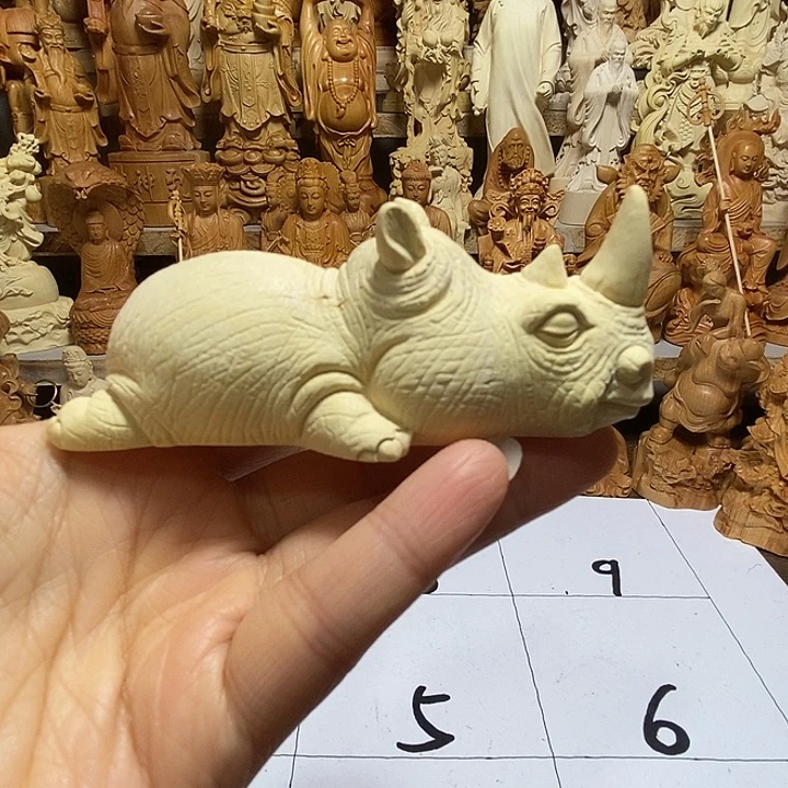 柏木（崖柏）犀牛 小瑕