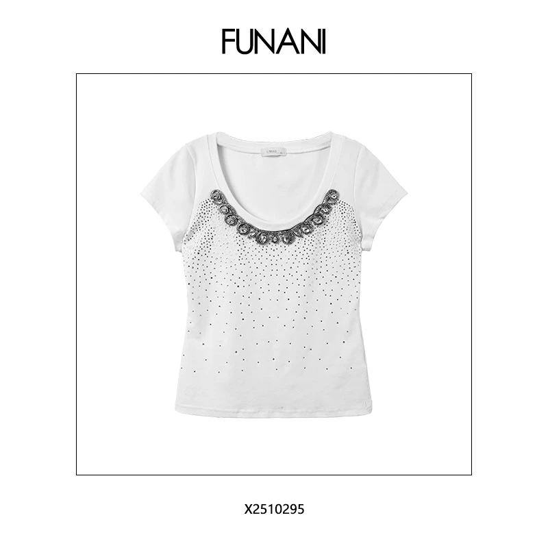 【FUNANI】 轻奢法式高级感重工赫本风原创设计感 上衣 X2510295