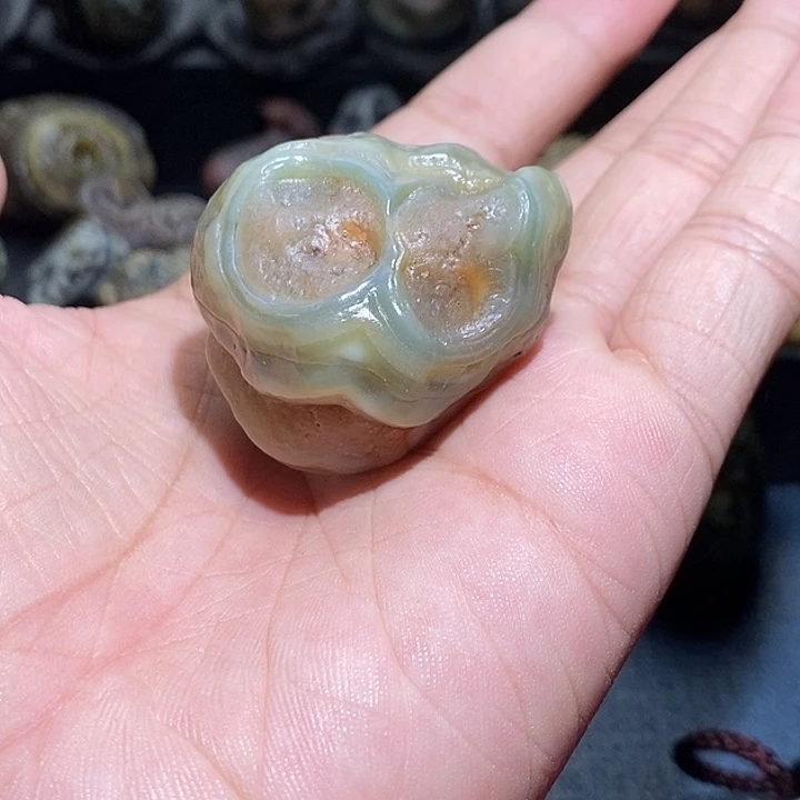 石头鱼*多精品眼睛摆件