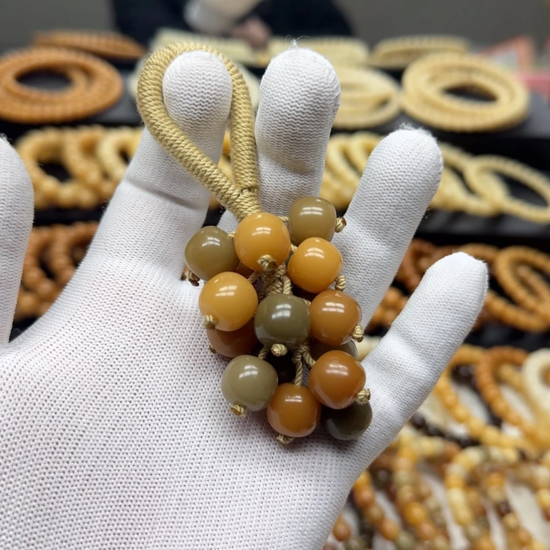 菩提根/象牙果手串12×13 5年 精工