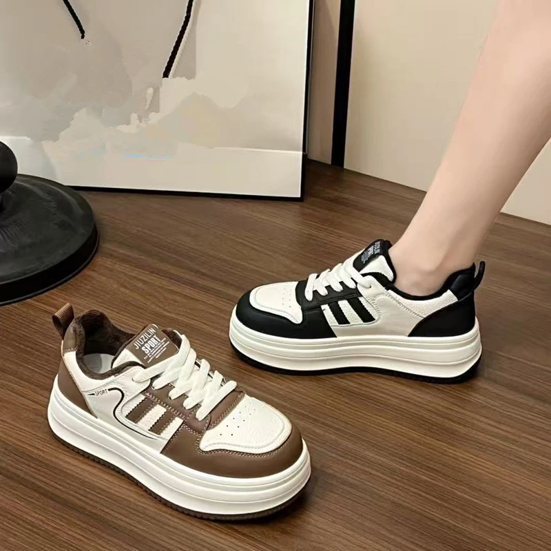 2025冬季加绒厚底百搭板鞋特价福利学生休闲运动鞋