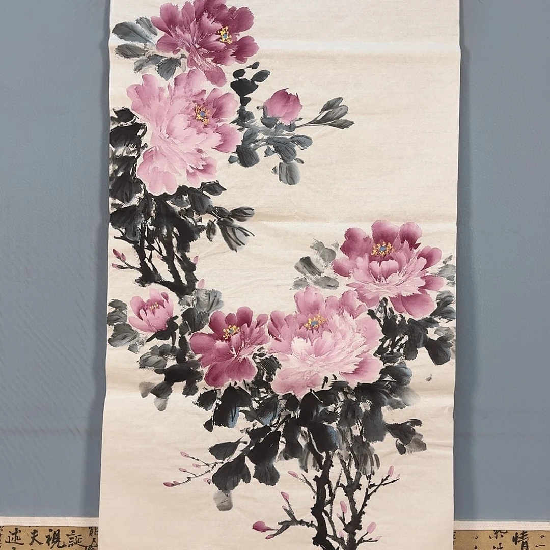 国画372 牡丹一如您的脸颊