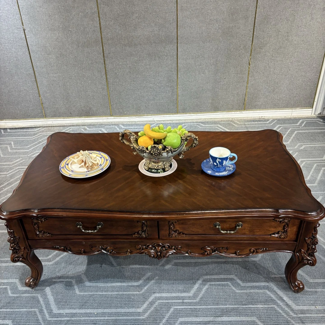 281长茶几 长1400宽800 高520 美式简约客厅轻奢