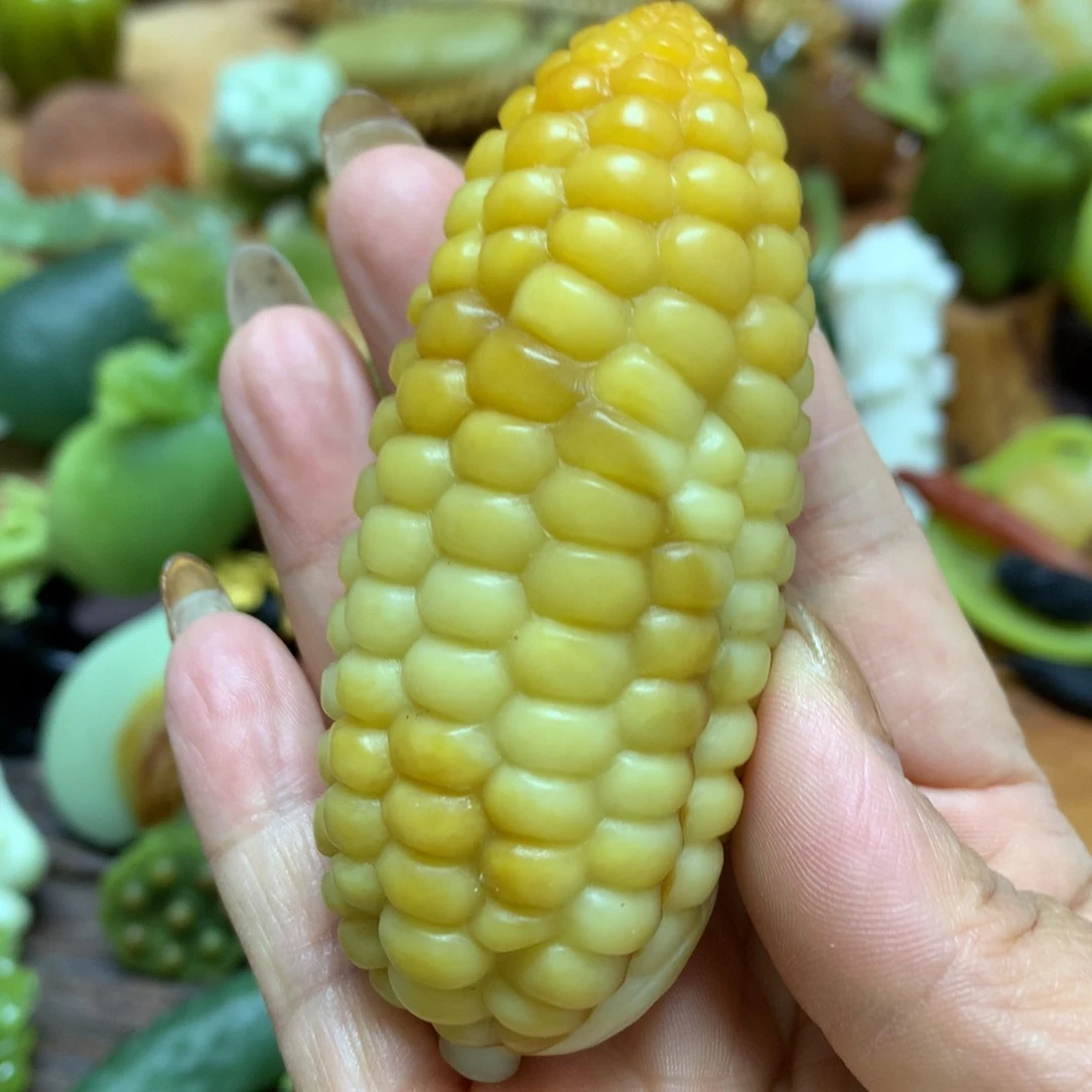 未镶嵌蛇纹石玉手把