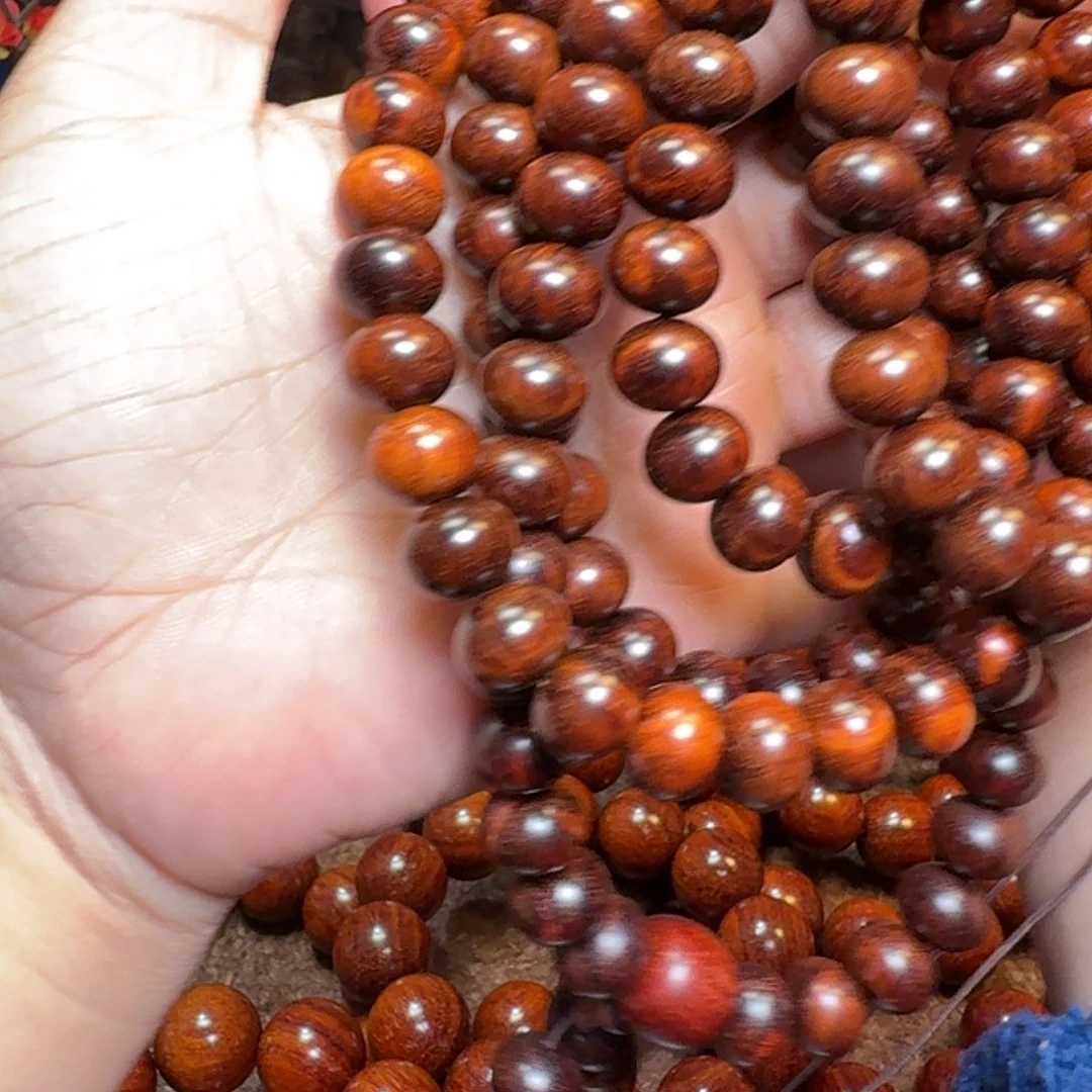 ****然檀香紫檀（小叶紫檀）手串加工费