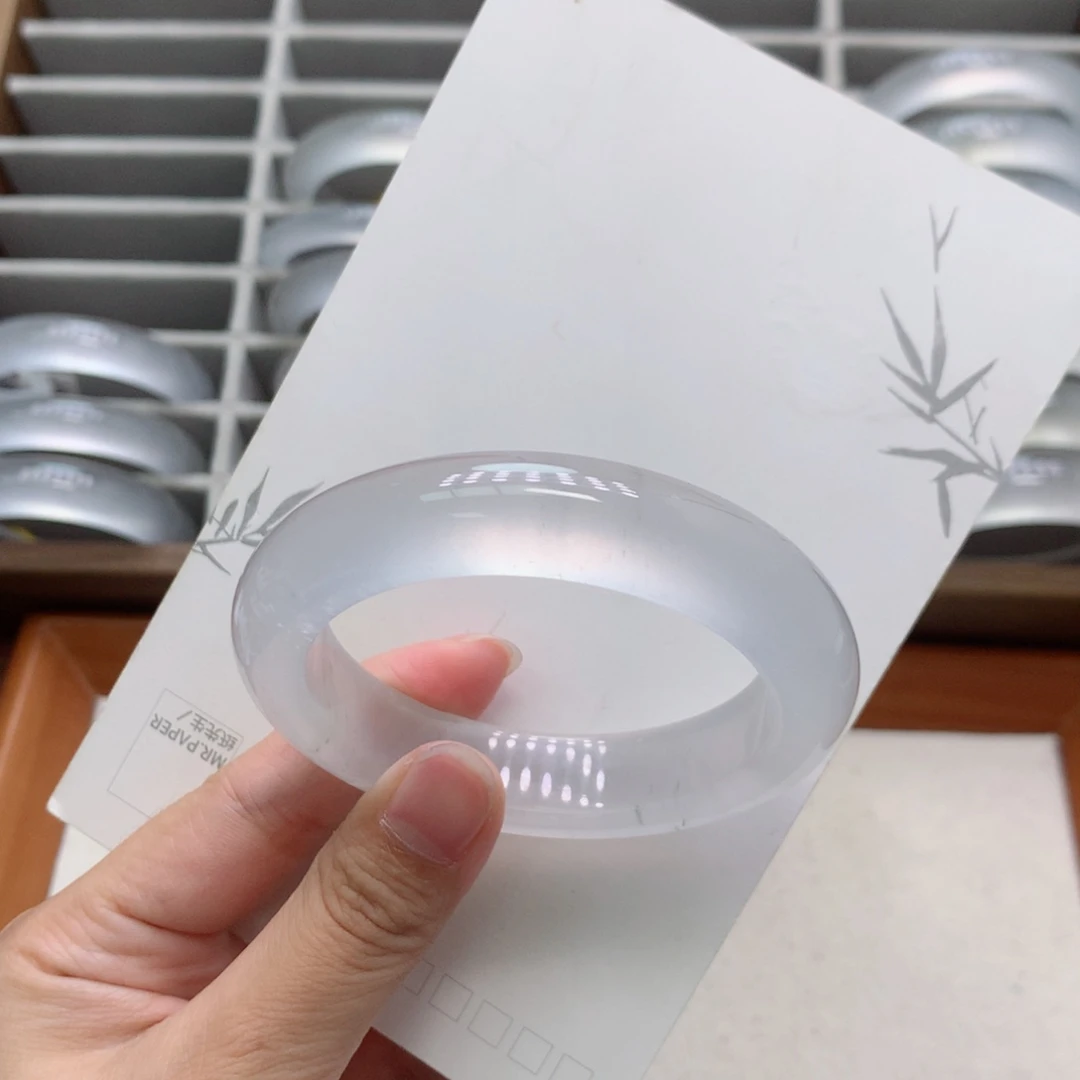 石英质玉未镶嵌手镯1A54.3-13.6-10.2