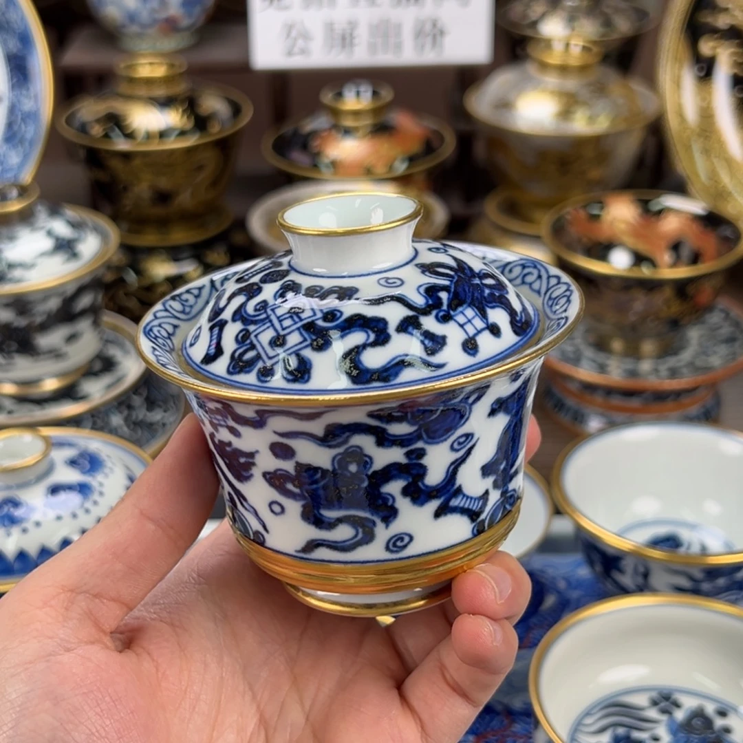 丶***木景德镇手工手绘陶瓷