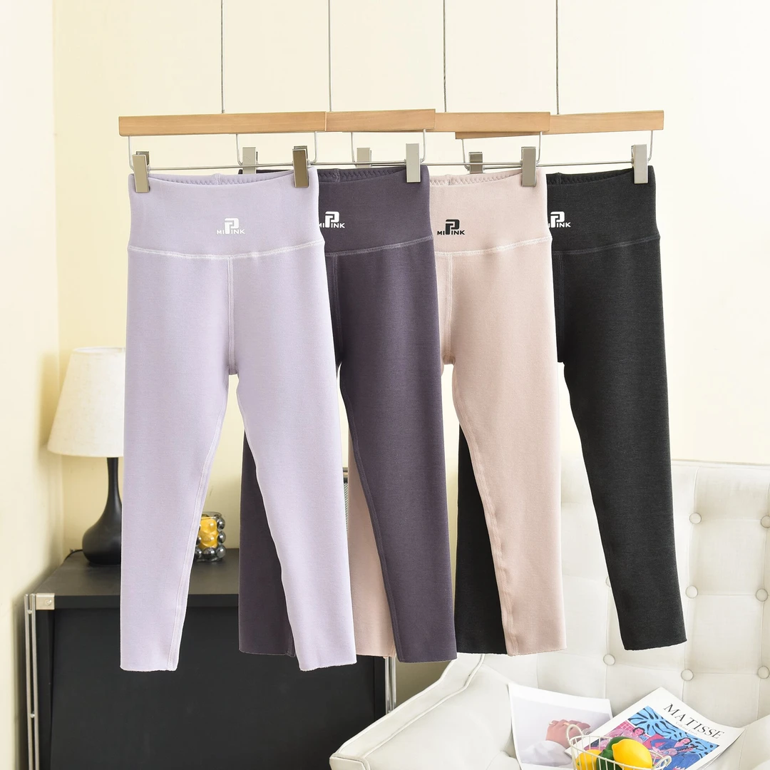 【于小渔】mi pink 480克暖霸秋冬高腰裤/ 保暖裤