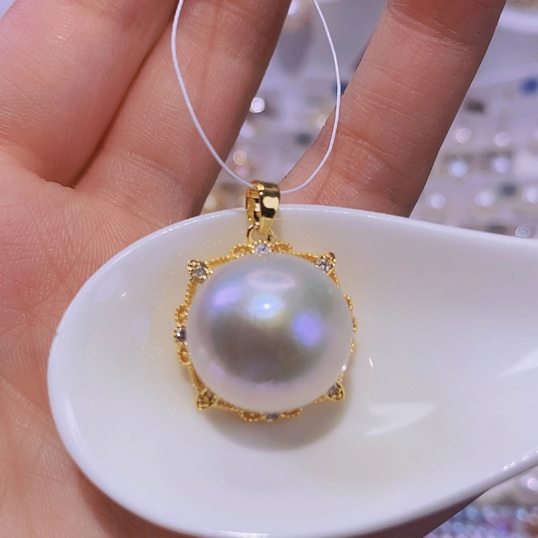 淡水珍珠合金颈饰