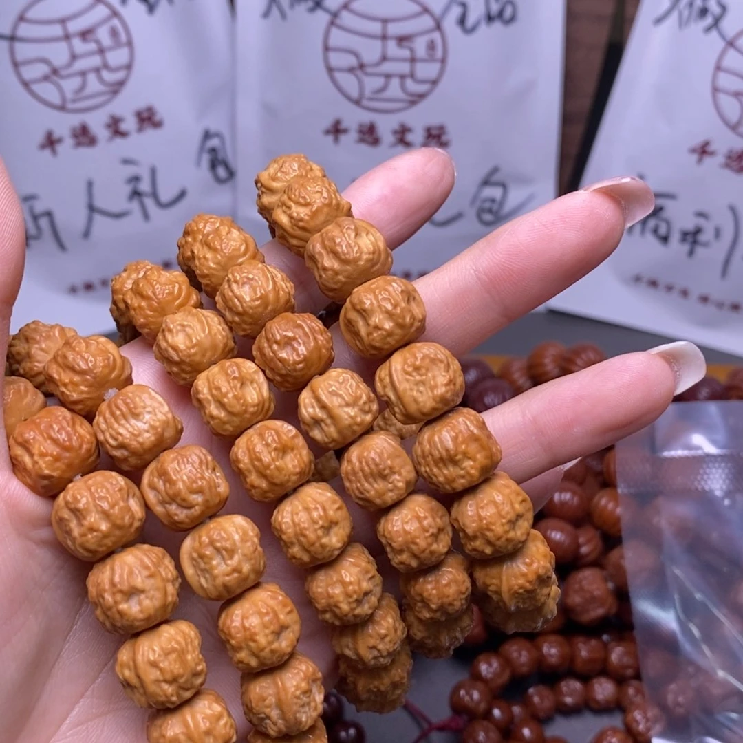 猴头核桃手串蛤蟆头