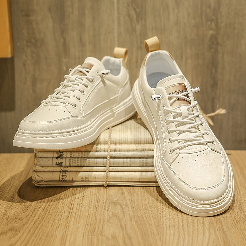 SENMA/森马男鞋子男款春季百搭小白鞋男士一脚蹬上班帆布休闲板鞋