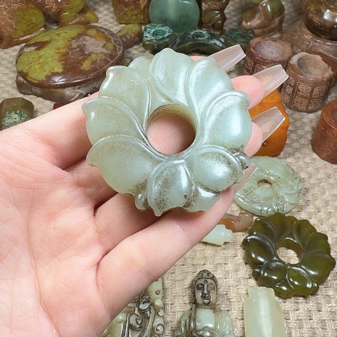 白玉菩提吊坠挂件