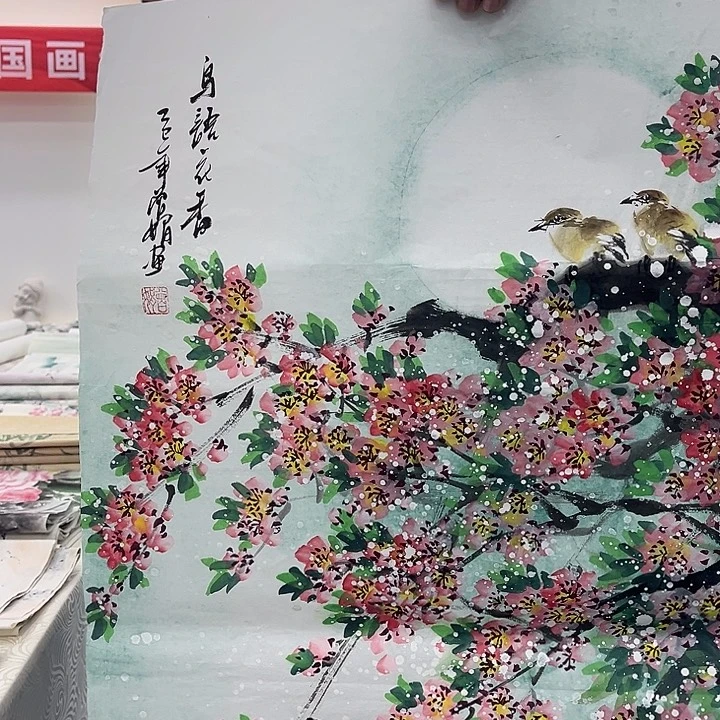 国画手绘国画作品