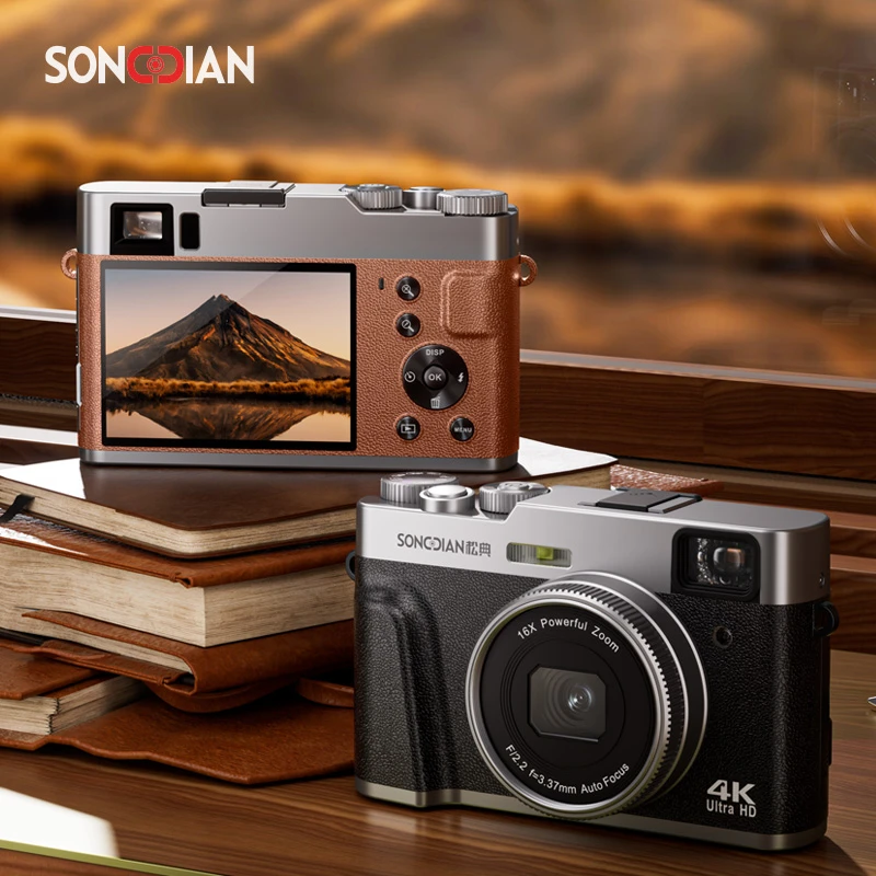 【复古相机】松典学生党便携复古高清4k入门级数码相机校园DC202