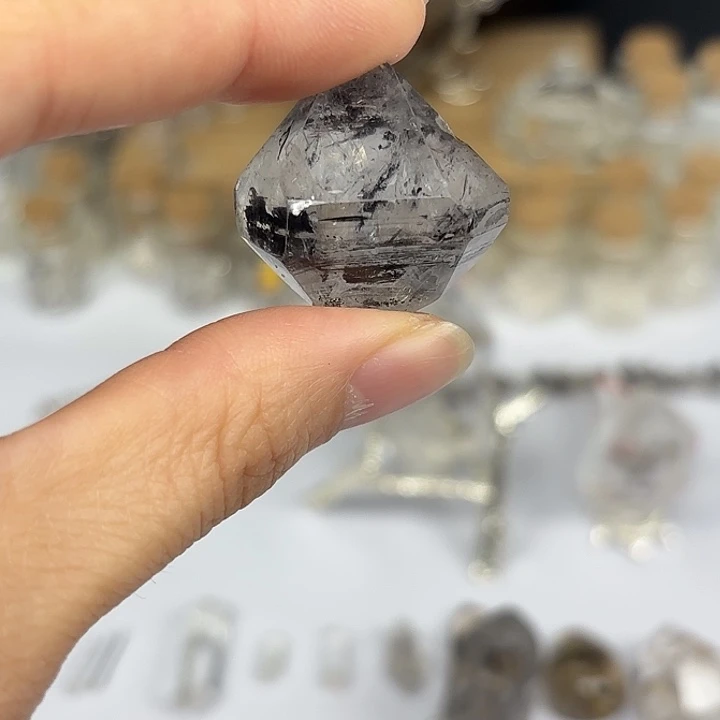 水晶手链未镶嵌水墨画