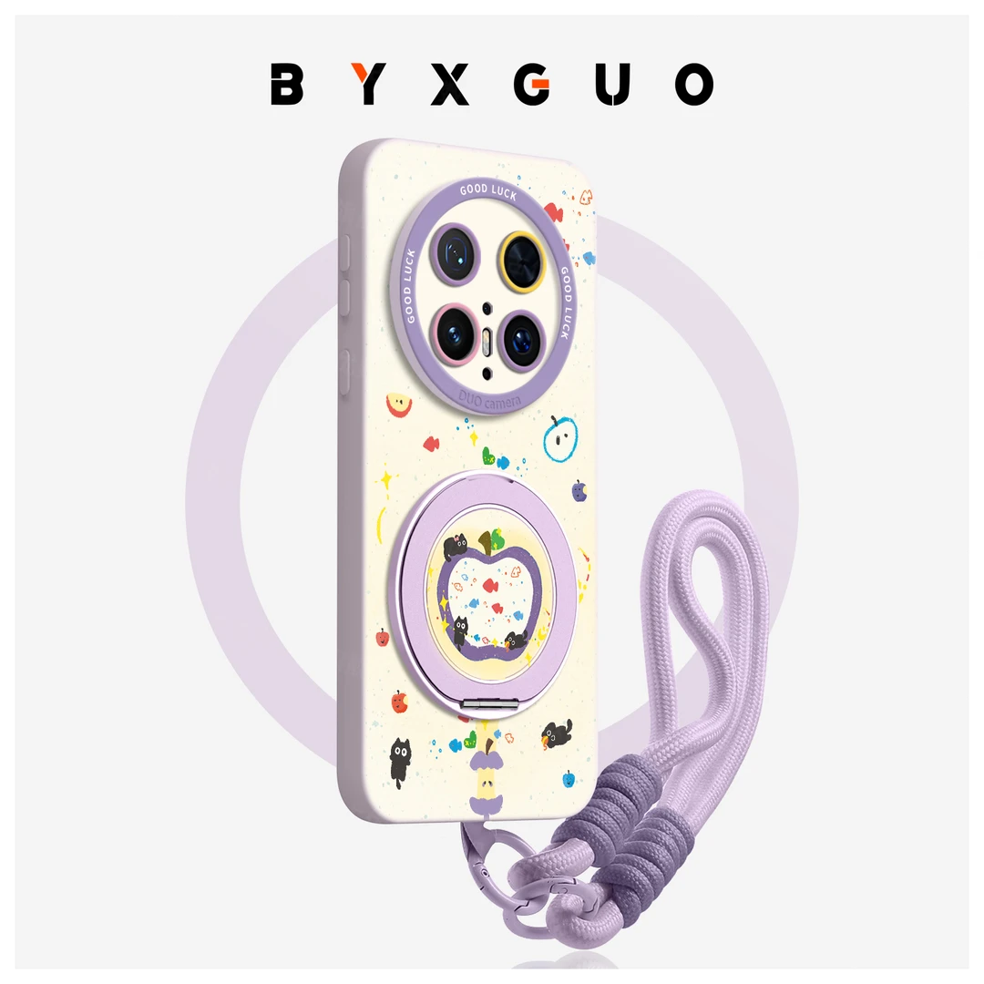 适用华为mate70手机壳60pro+女磁吸数码50配件40网红潮牌款保护套