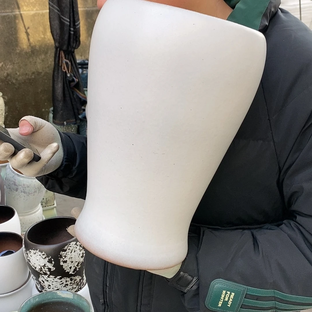 紫砂花盆正品口18高32