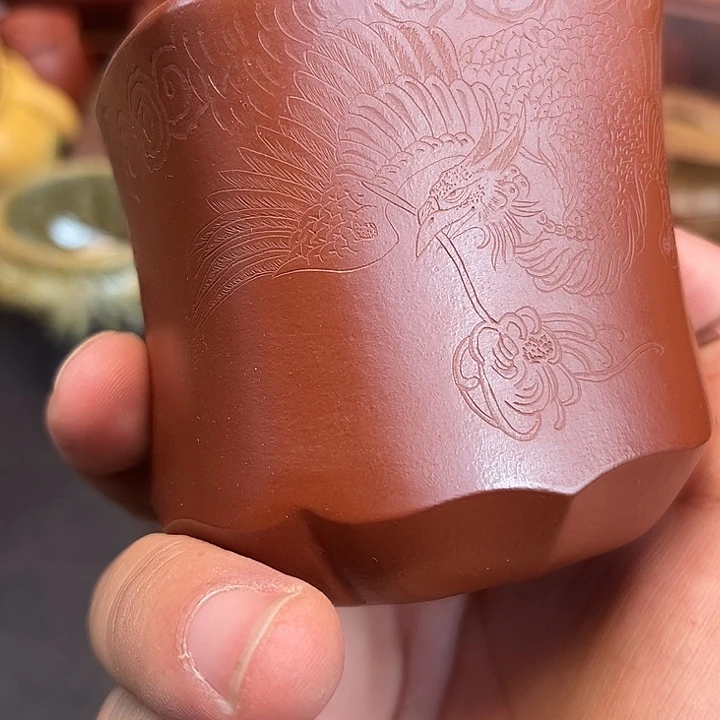 紫砂茶杯文淘紫砂主人杯高端茶器