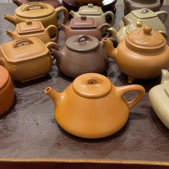 瓦***乐茶壶紫砂老宕口黄金段子冶，微瑕