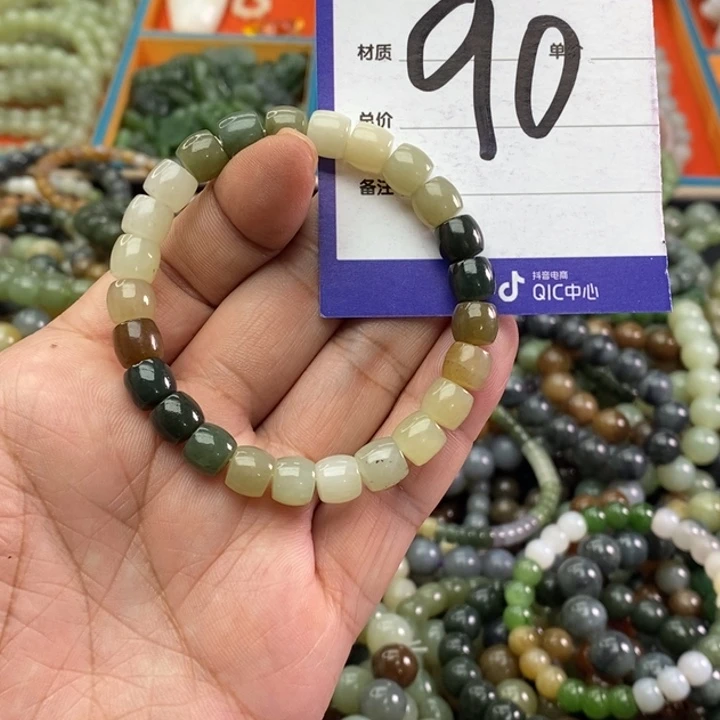 和田玉手链未镶嵌