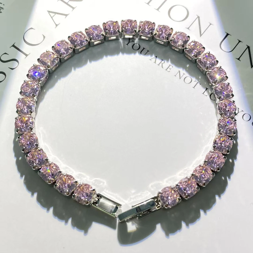 意大利轻奢-设计师高定款-高精切宝石满钻手链C-165