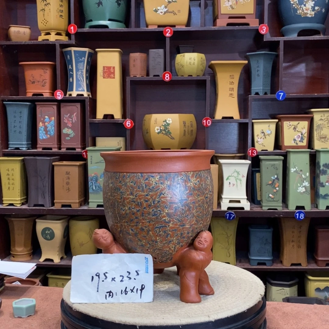 紫砂花盆紫砂花盆