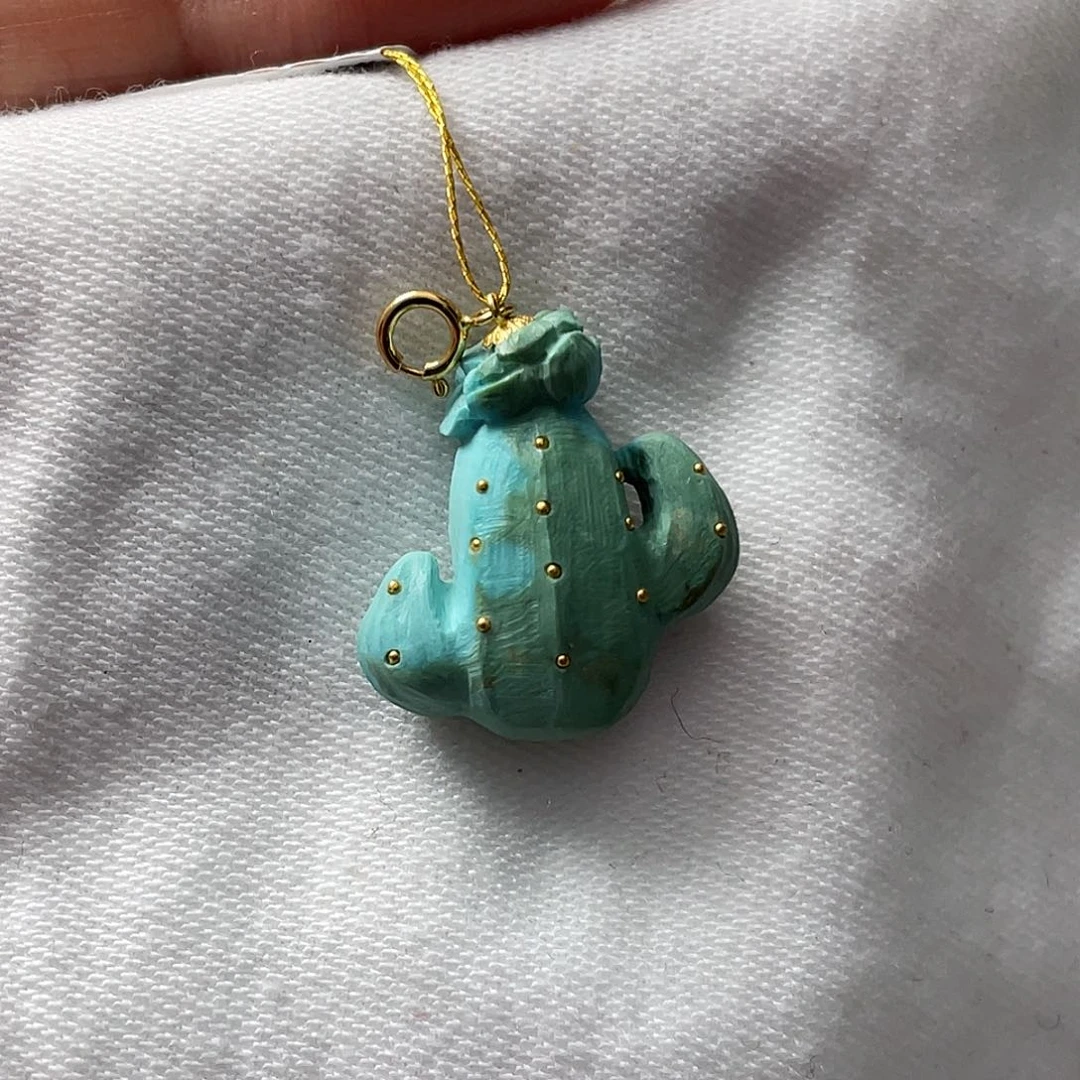 绿松石珠宝奇石18K金镶嵌