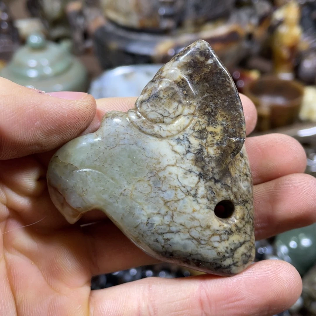 和田玉吊坠(不含链)未镶嵌