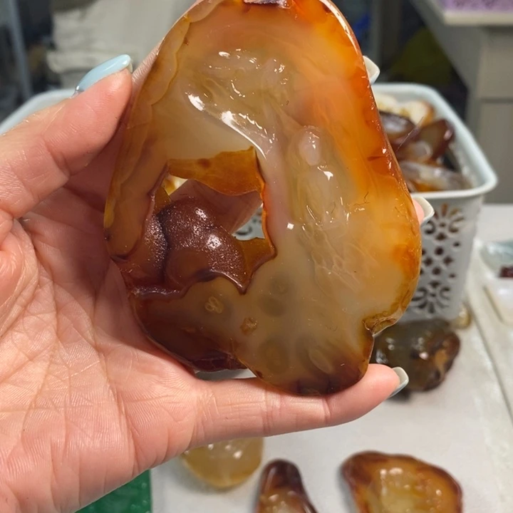 玛瑙/玉髓未镶嵌吊坠(不含链)