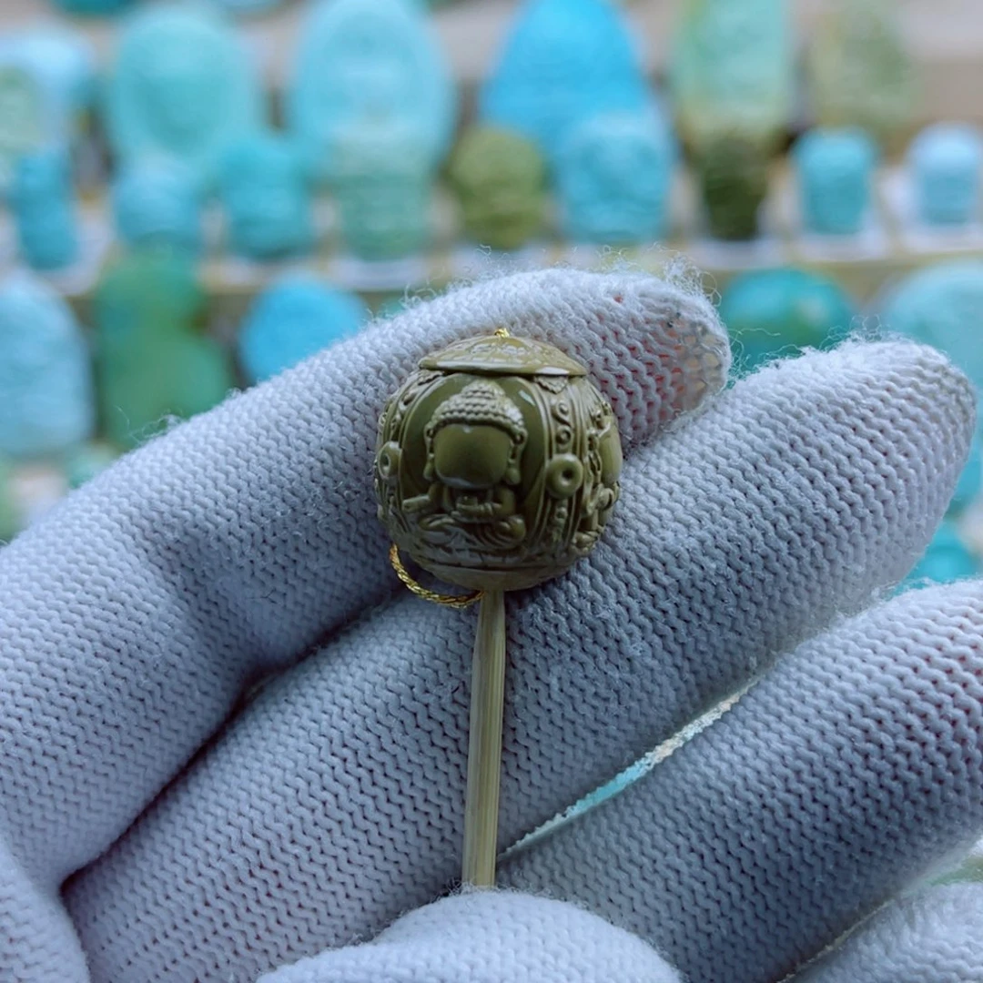 绿松石未镶嵌珠宝奇石17mm