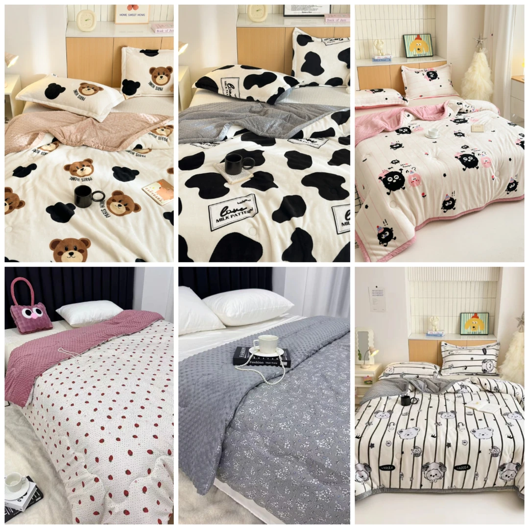 【M豆豆被】200*230cm豆豆被花色随机可机洗直播展示为准