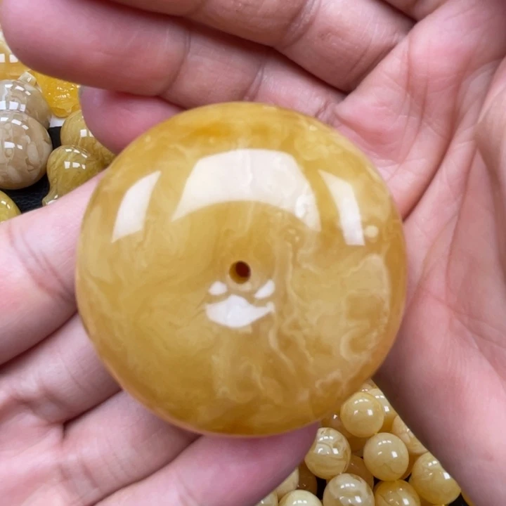 裸石蜜蜡未镶嵌蜜蜡平安扣重42