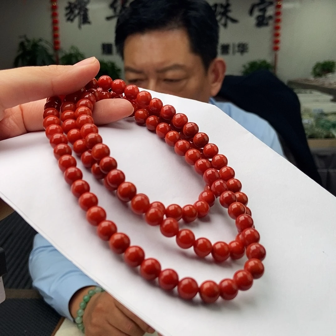 南红玛瑙未镶嵌颈饰颜色多样性发拍一发一
